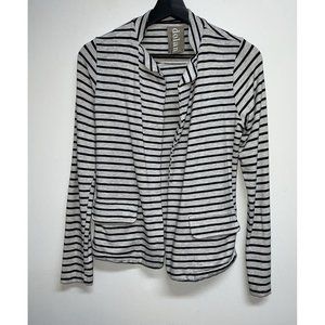 Dolan Left Coast Anthropologie Womens Open Front Cardigan Size S Gray Navy Blue